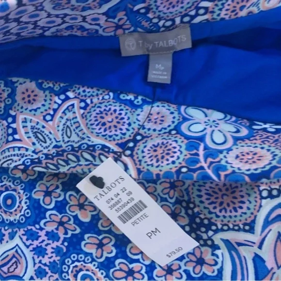TALBOTS -PART T BY TALBOTS STRETCH SKORT - DREAMY PAISLEY - Picture 10 of 10